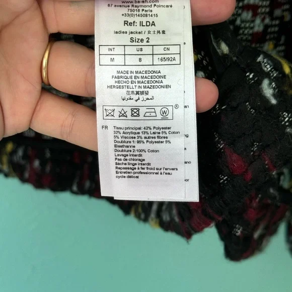 BA&SH Veste Ilda Luxury Knit Blazer - Picture 10 of 12